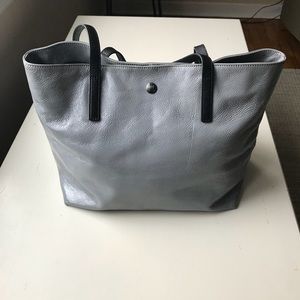 JPK Grey two stap Patent Tote